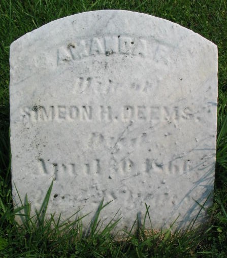 Amanda Deems tombstone